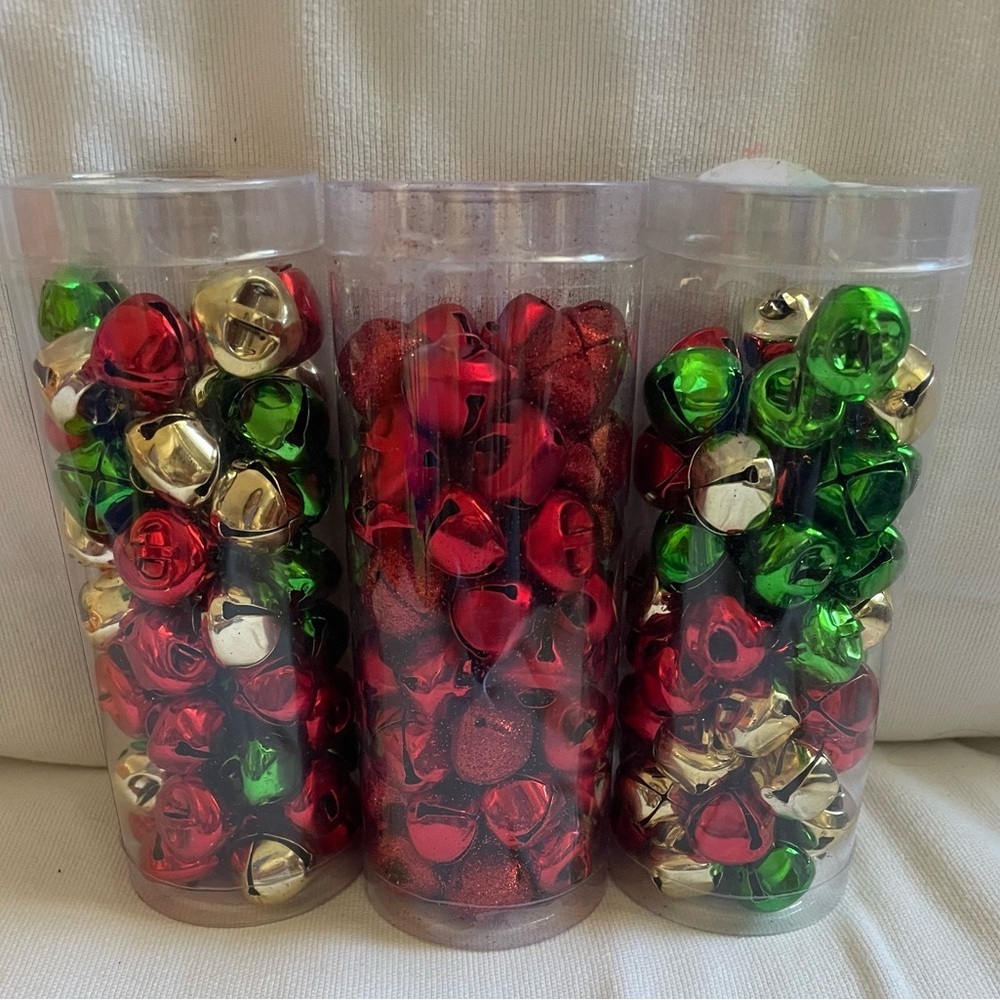 Creatology Jingle Bell Collection - Red, Green, Gold Lot of 3